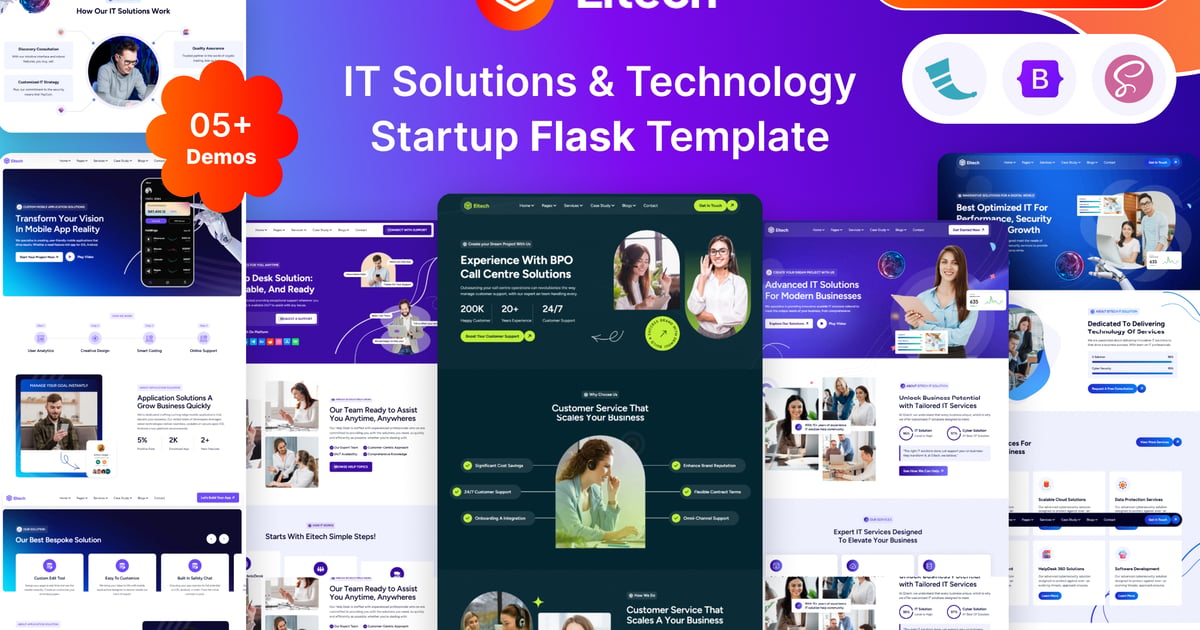 Eitech – IT 解决方案和技术初创公司 Flask