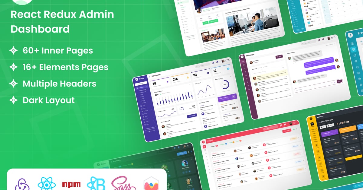 React Redux SaaS 管理后台模板
