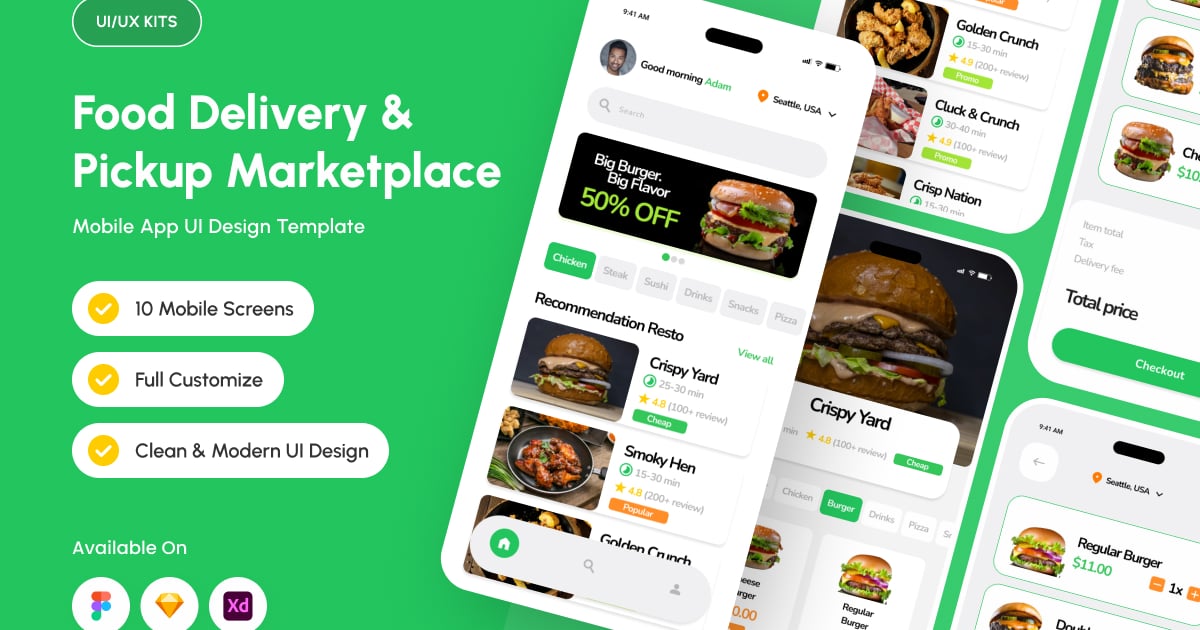 Freshgo – 食品配送和自取平台应用