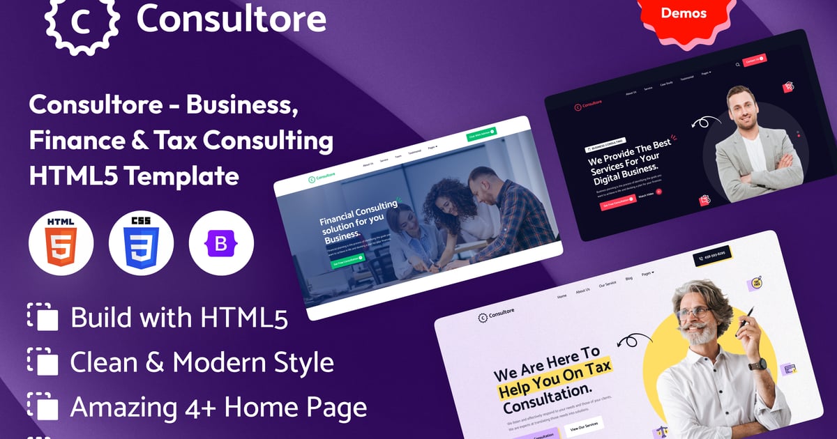 Consultore – 商业咨询 HTML 模板