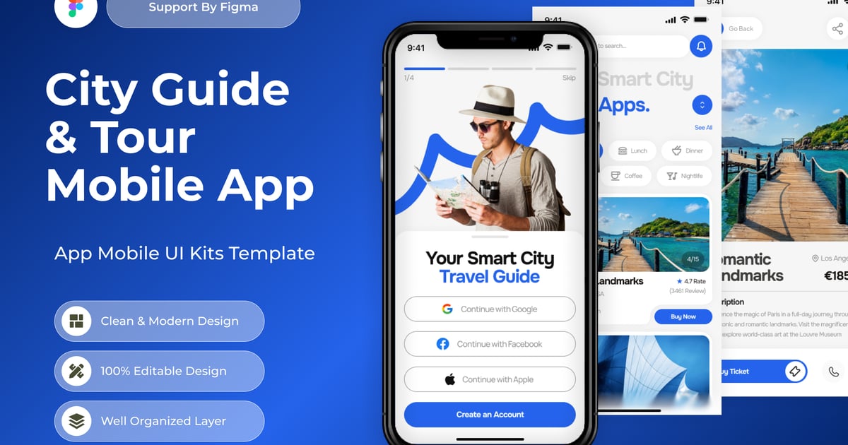 Citynest-城市指南和旅游移动应用程序