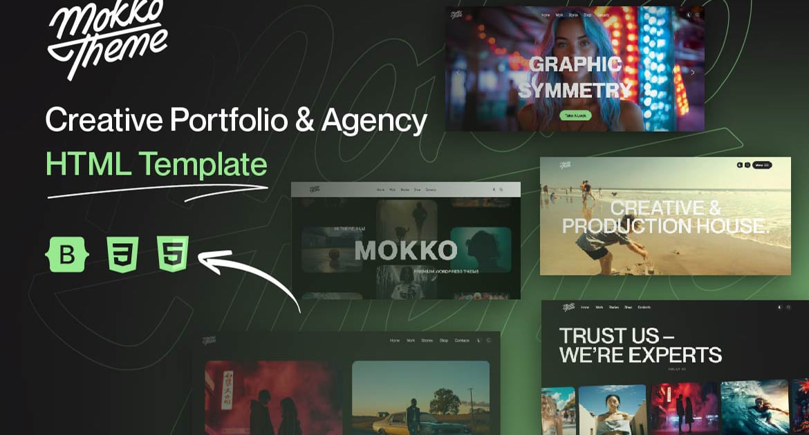 Mokko – 创意组合和代理 HTMLTemplate