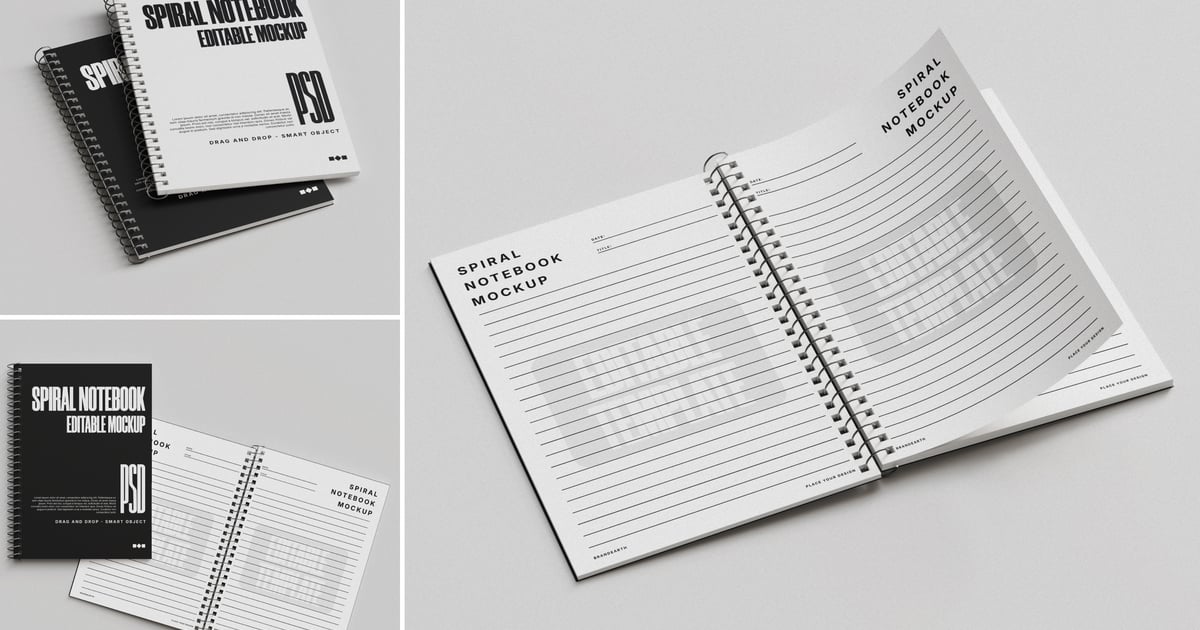 螺旋笔记本模型