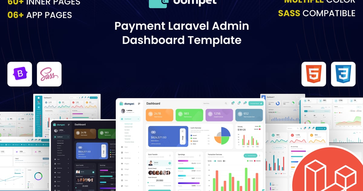 Laravel支付管理后台模板