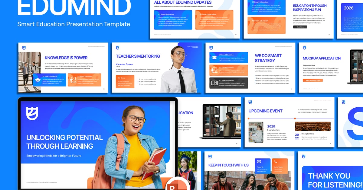 Edumind – 智慧教育 PowerPoint 模板