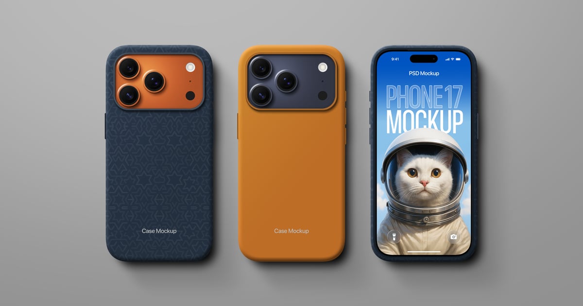 手机壳模型 – iPhone 17（3 个对象）