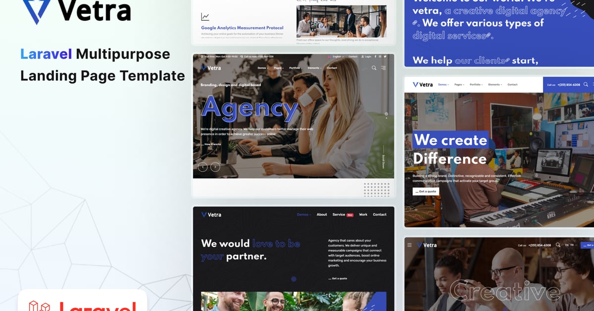 Vetra – 多用途代理和 Laravel 作品集