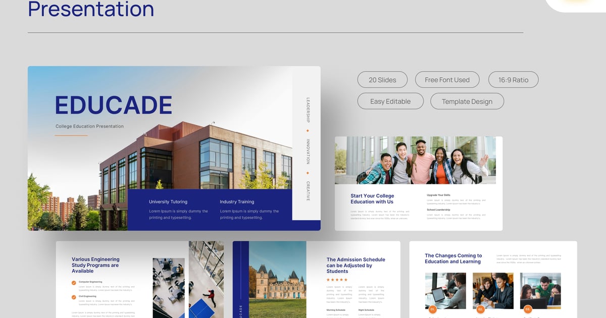 Educade – 大学教育 Google 幻灯片
