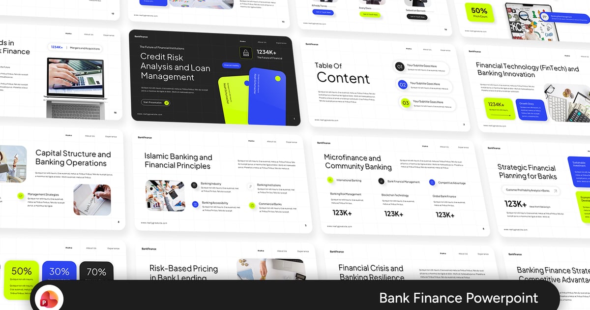 银行金融经济 PowerPoint