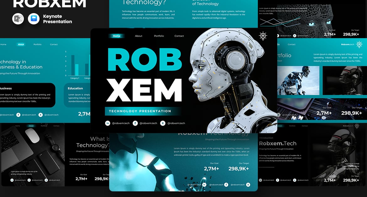 Robxem Technology – Keynote 模板