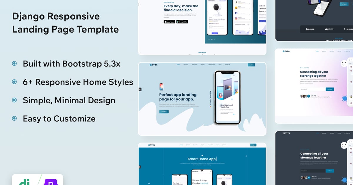 Styza – Django 应用落地页模板