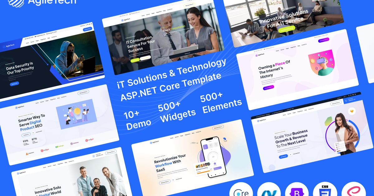 Agiletech – ASP.NET Core 9 和 MVC 5 IT 解决方案
