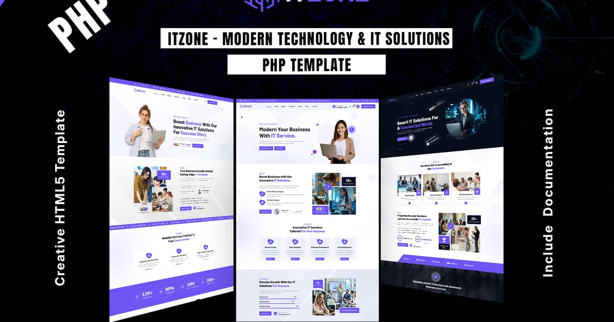Itzone – 技术与 IT 解决方案 PHP 模板