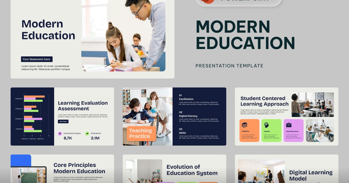 现代教育 PowerPoint