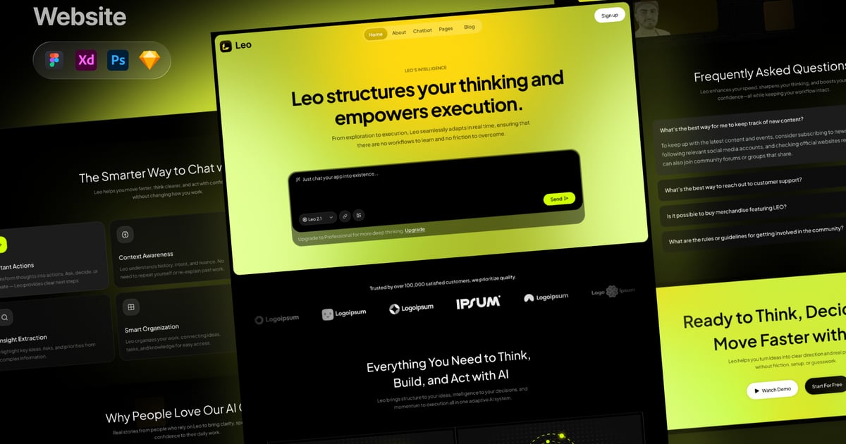 Leo – 人工智能技术落地页