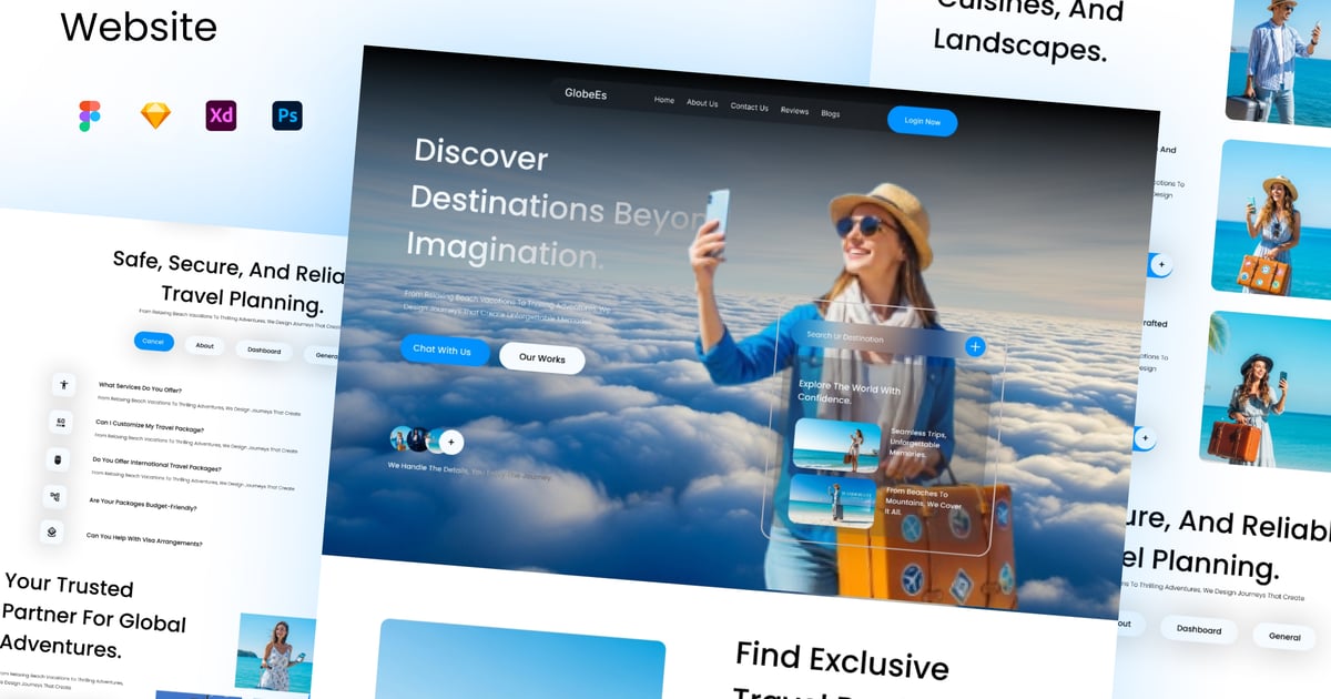 GlobeEs – 旅行社网站