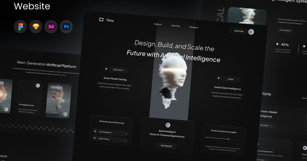 Thinx – 人工智能网站