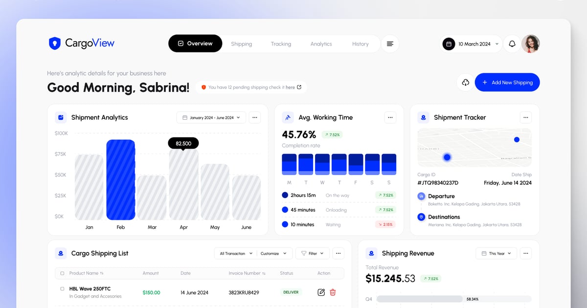 CargoView – 货运管理管理后台