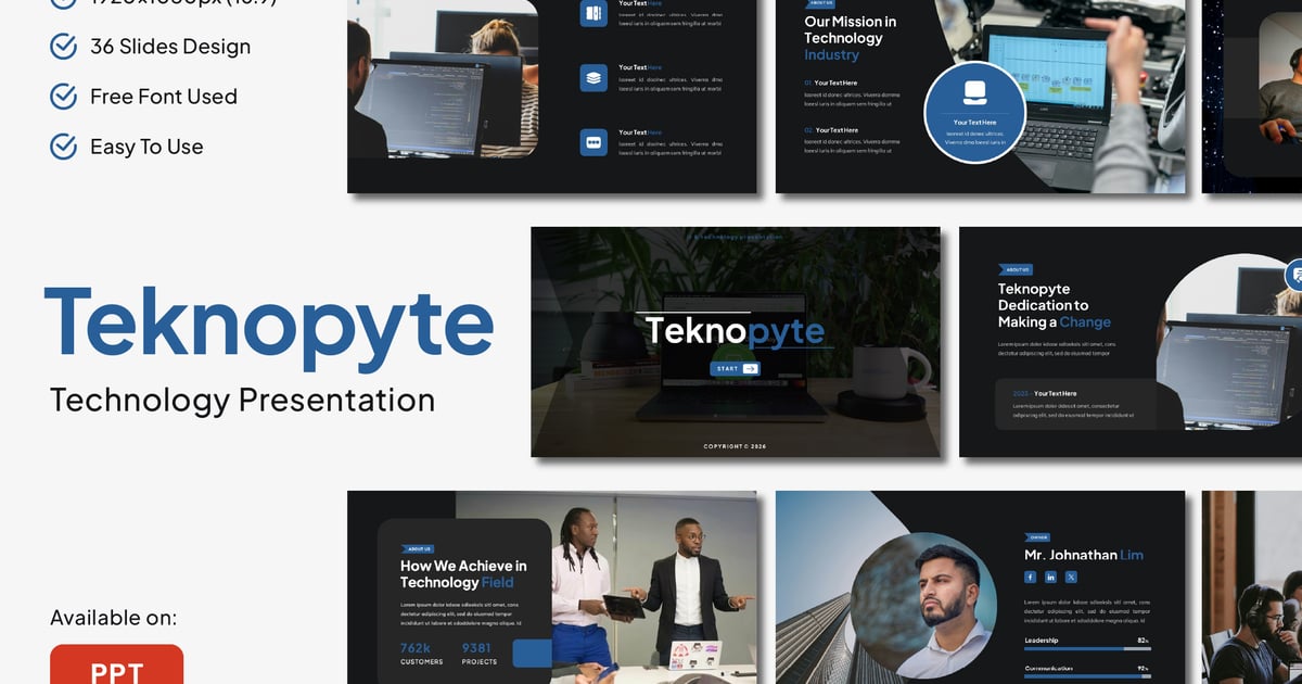Teknopyte 技术演示 PowerPoint