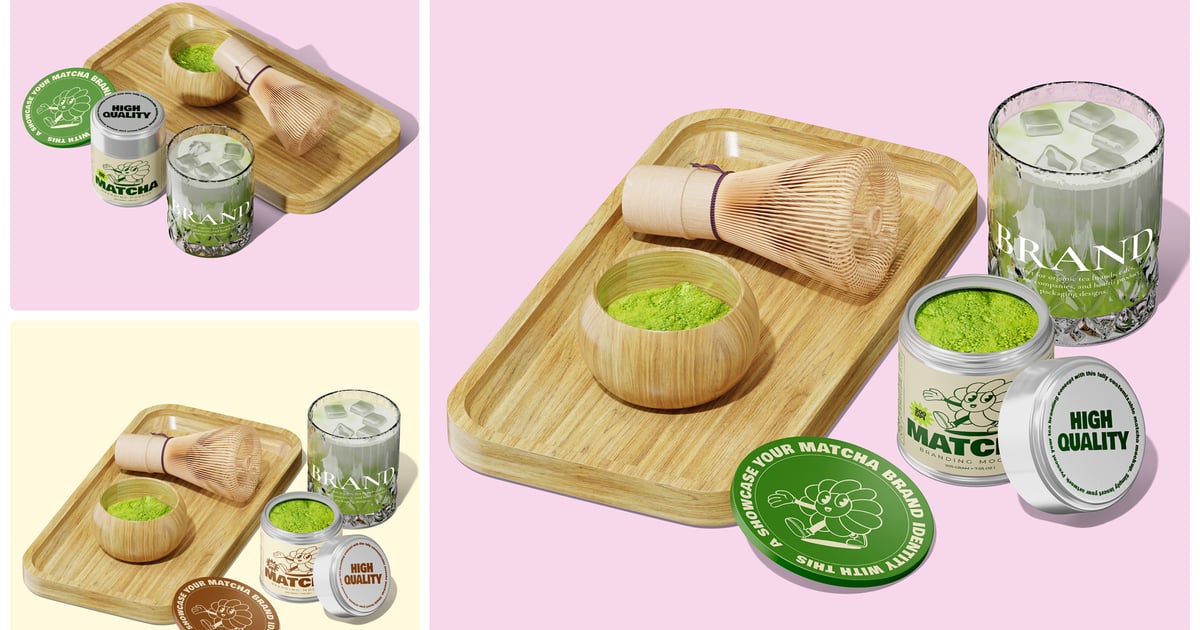 抹茶品牌形象模型
