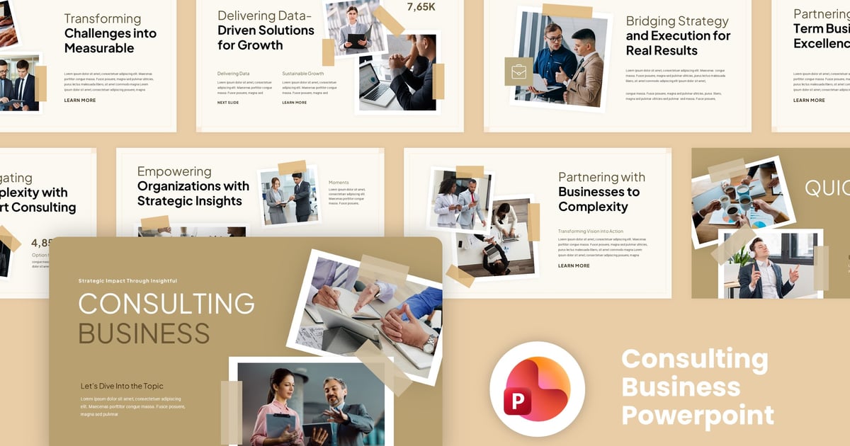 咨询业务 PowerPoint