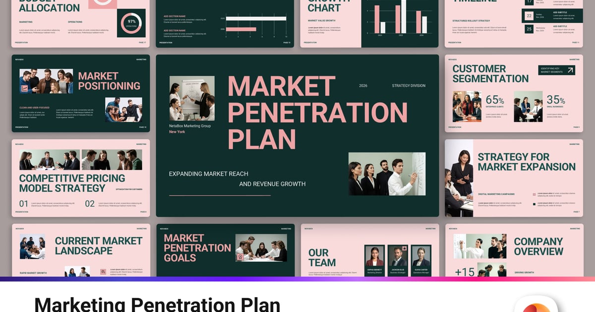 市场渗透计划 PowerPoint