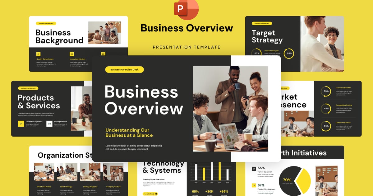 黄金商业概览 PowerPoint